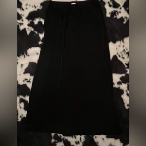 Black skirt